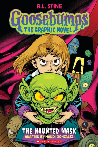 Cover image for 9781338879391 - The Haunted Mask (Goosebumps Graphic Novel #1)