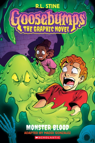 Cover image for 9781338879421 - Monster Blood (Goosebumps Graphic Novel #2)