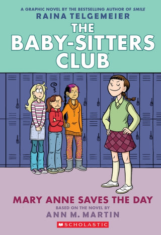 Cover image for 9781338888256 - Mary Anne Saves the Day: A Graphic Novel (The Baby-Sitters Club #3)
