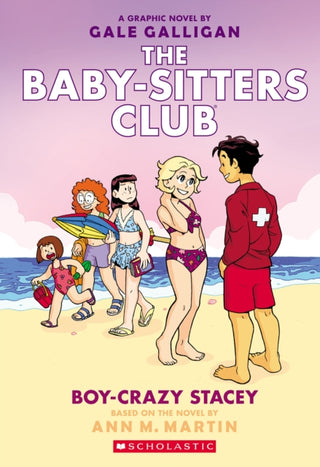 Cover image for 9781338888294 - Boy-Crazy Stacey: A Graphic Novel (The Baby-Sitters Club #7)