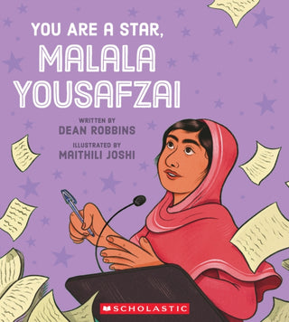 Cover image for 9781338895070 - You Are a Star, Malala Yousafzai