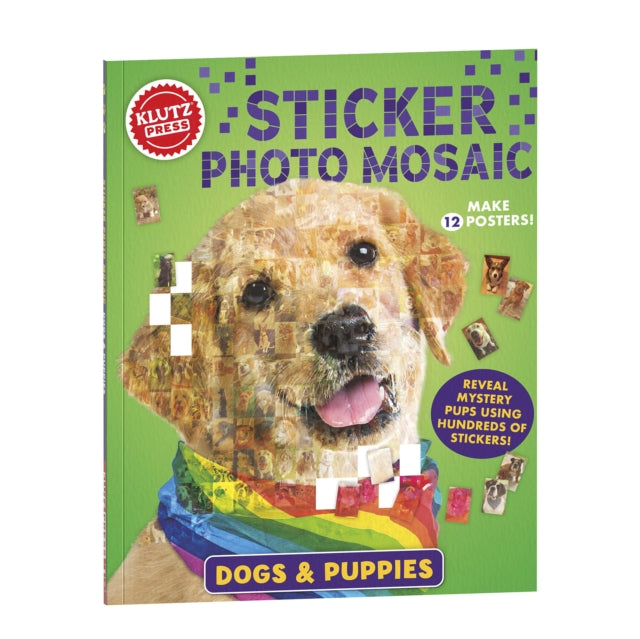 Cover image for 9781339019239 - Sticker Photo Mosaic: Dogs & Puppies