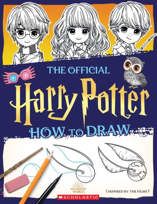 Cover image for 9781339032313 - The Official Harry Potter How to Draw