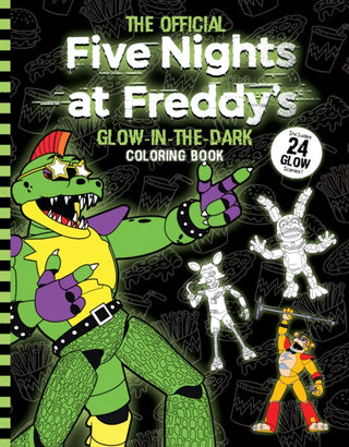 Cover image for 9781339046969 - Five Nights at Freddy's Glow in the Dark Coloring Book