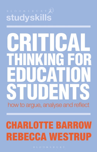 Supplemental image for 9781350466838 - Critical Thinking for Education Students