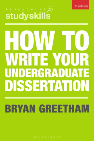 Cover image for 9781352005226 - How to Write Your Undergraduate Dissertation
