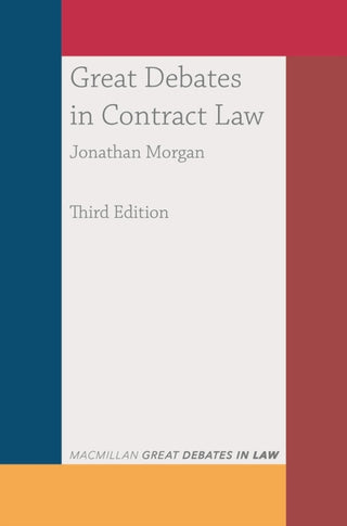 Cover image for 9781352009989 - Great Debates in Contract Law