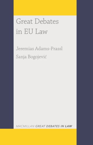 Cover image for 9781352012095 - Great Debates in EU Law