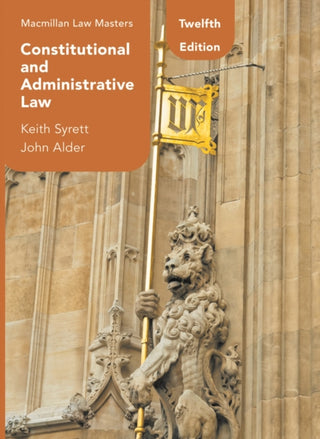 Cover image for 9781352012378 - Constitutional and Administrative Law