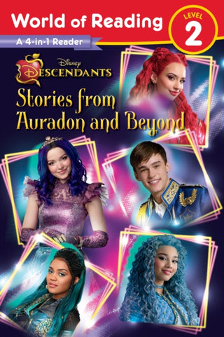 Cover image for 9781368108867 - World of Reading: Descendants 4-in-1 Reader: Stories from Auradon and Beyond