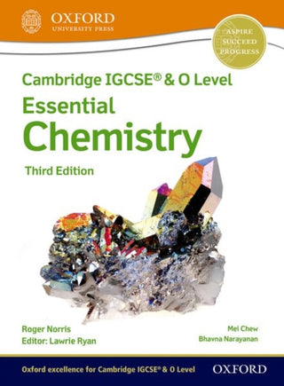 Cover image for 9781382006125 - Cambridge IGCSE® & O Level Essential Chemistry: Student Book Third Edition
