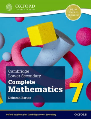 Cover image for 9781382018623 - Cambridge Lower Secondary Complete Mathematics 7: Student Book (Second Edition)