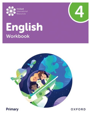 Cover image for 9781382020091 - Oxford International Primary English: Workbook Level 4