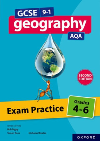 Cover image for 9781382029056 - AQA GCSE Geography: Exam Practice: Grades 4-6 (Second Edition)