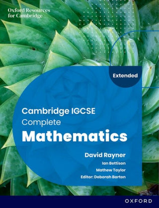 Cover image for 9781382042529 - Cambridge IGCSE Complete Mathematics Extended: Student Book Sixth Edition