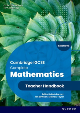 Cover image for 9781382042543 - Cambridge IGCSE Complete Mathematics Extended: Teacher Handbook Sixth Edition