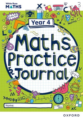 Cover image for 9781382044776 - White Rose Maths Practice Journals Year 4 Workbook: Single Copy