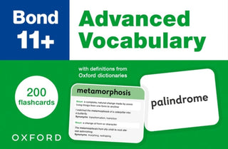 Cover image for 9781382061414 - Bond 11+: Bond 11+ Advanced Vocabulary Flashcards: 200 flashcards ready for the 2025 exams (for GL Assessment & other 11 plus exams)