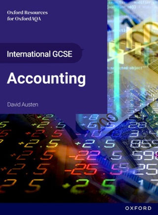 Cover image for 9781382066778 - International GCSE Accounting: OxfordAQA International GCSE Accounting (9215)