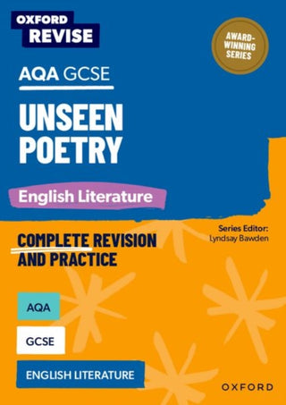 Supplemental image for 9781382067584 - Oxford Revise: AQA GCSE English Literature: Unseen Poetry