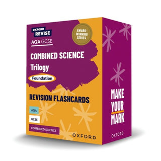 Cover image for 9781382069359 - Oxford Revise: AQA GCSE Combined Science Trilogy Foundation Revision Flashcards