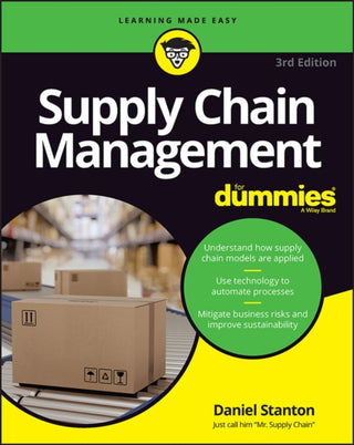 Cover image for 9781394154562 - Supply Chain Management For Dummies, 3rd Edition