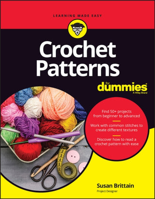 Cover image for 9781394162048 - Crochet Patterns For Dummies