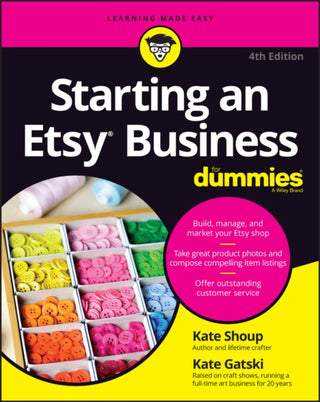 Cover image for 9781394168705 - Starting an Etsy Business For Dummies 4th Edition