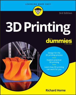 Cover image for 9781394169474 - 3D Printing For Dummies, 3rd Edition