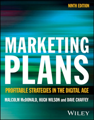 Cover image for 9781394177103 - Marketing Plans