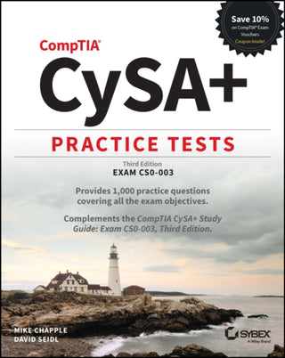 Cover image for 9781394182930 - CompTIA CySA+ Practice Tests – Exam CS0–003 3e