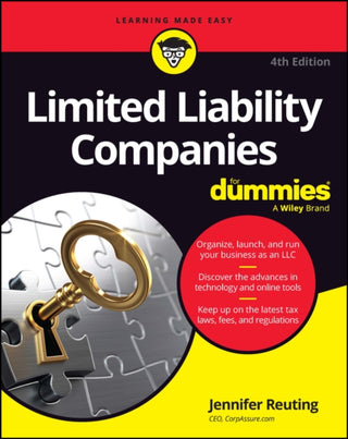 Cover image for 9781394183333 - Limited Liability Companies For Dummies, 4th Edition