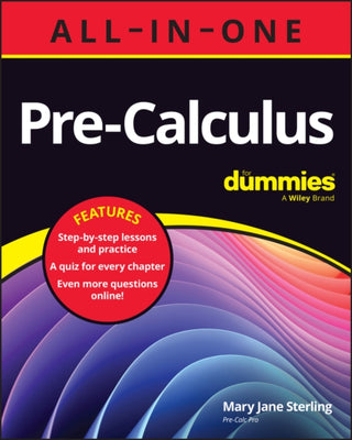 Cover image for 9781394201242 - Pre-Calculus All-in-One For Dummies
