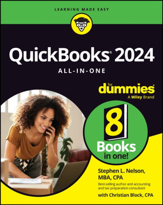 Cover image for 9781394206353 - QuickBooks 2024 All-in-One For Dummies
