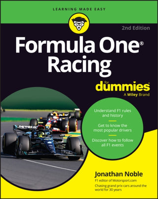 Cover image for 9781394206384 - Formula One Racing For Dummies, 2nd Edition