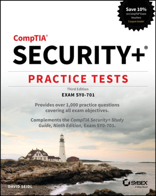 Cover image for 9781394211388 - CompTIA Security+ Practice Tests: Exam SY0–701 Third Edition