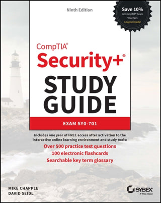 Cover image for 9781394211418 - CompTIA Security+ Study Guide – Exam SY0–701 Ninth Edition