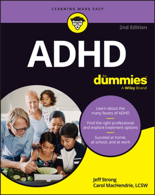 Cover image for 9781394219087 - ADHD For Dummies, 2nd Edition