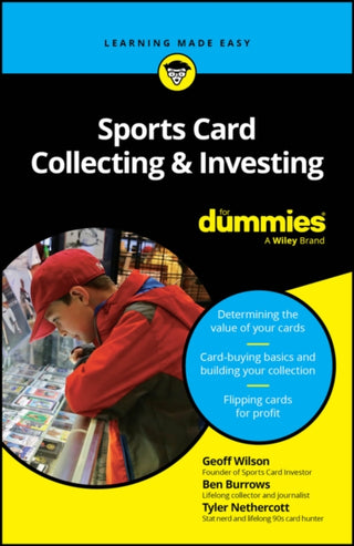 Cover image for 9781394225057 - Sports Card Collecting & Investing For Dummies