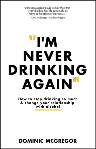 Cover image for 9781394232802 - I'm Never Drinking Again