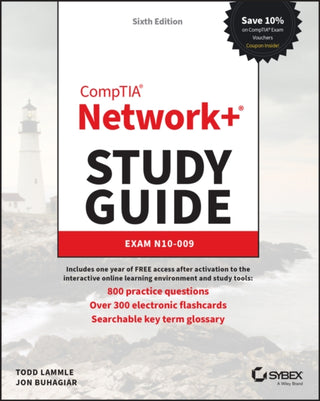 Cover image for 9781394235605 - CompTIA Network+ Study Guide: Exam N10–009 6e