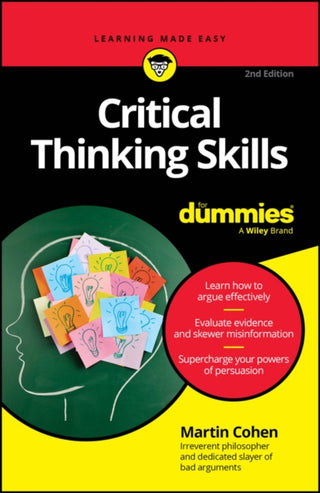 Cover image for 9781394244584 - Critical Thinking Skills For Dummies