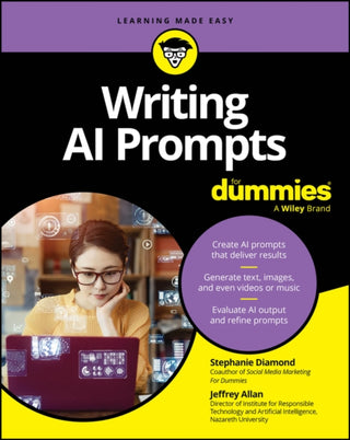 Cover image for 9781394244669 - Writing AI Prompts For Dummies