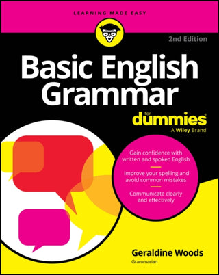 Cover image for 9781394244720 - Basic English Grammar For Dummies