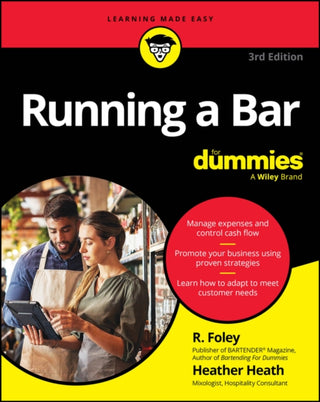 Cover image for 9781394245789 - Running A Bar For Dummies