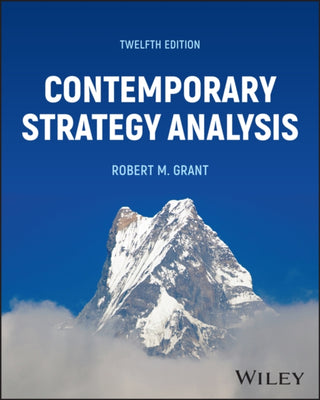 Cover image for 9781394251599 - Contemporary Strategy Analysis 12th Edition Paperb ack with EEPUB Access