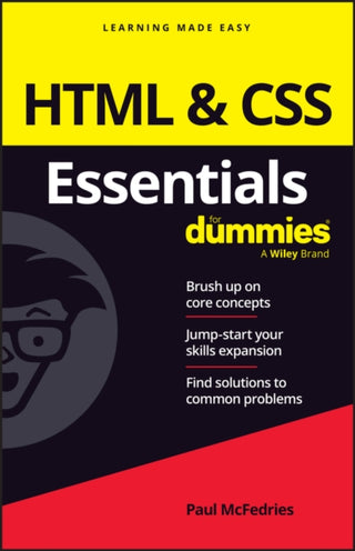 Cover image for 9781394262908 - HTML & CSS Essentials For Dummies