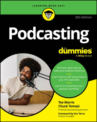 Cover image for 9781394264520 - Podcasting For Dummies, 5th Edition