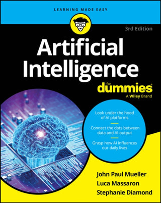 Cover image for 9781394270712 - Artificial Intelligence For Dummies, 3rd Edition