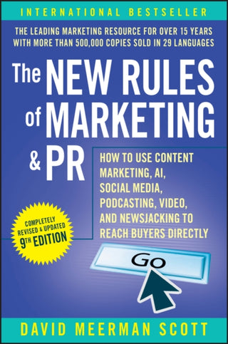 Cover image for 9781394282166 - New Rules of Marketing and PR, 9th Edition